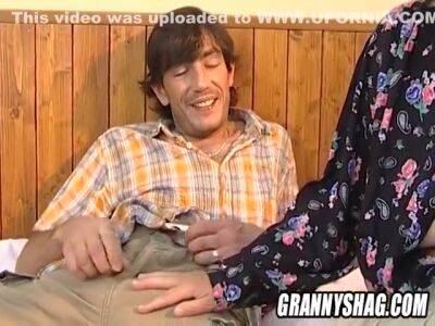 Scared Hairy Granny Shamelessly Gets The Cock Pushed Up Her Ass - upornia.com