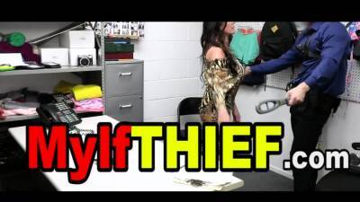 Big boobed mature thief fucked by husband and LP officer - drtuber.com