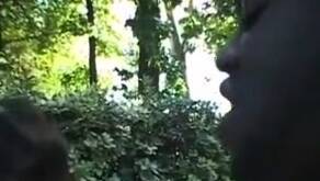 Mature wife sucking bbc outdoor and get cum in mouth - drtuber.com