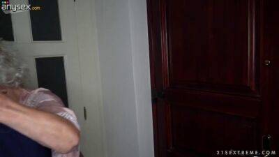 Granny Norma is cheating on her husband with young hot blooded lover - sunporno.com