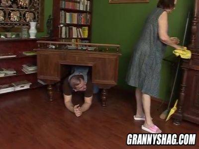 Scared Granny Has To Fuck Without Dentures - hotmovs.com